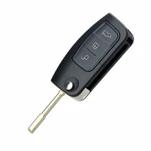 Car Key 433/315 MHz 3 Buttons Flip Key Fob Transponder Chip For Ford FOCUS MONDEO TRINSIT Car Key