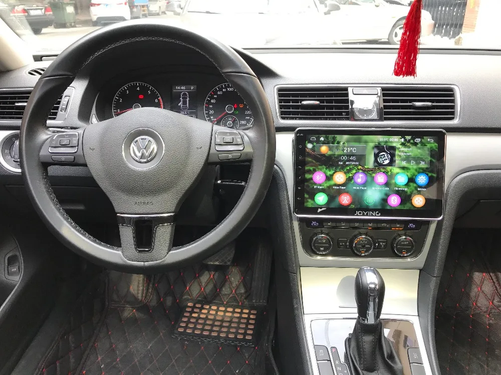 Top 10" 1Din Android 8.1 Car Radio Head Unit DSP SPDIF Subwoofer GPS for VW Passat/CC/B6/Golf/Jetta/Polo/Tiguan/Skoda Octavia/Rapid 1