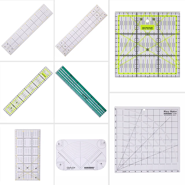 6pcs Multifunctional Patchwork Ruler Quilting Ruler Templates Set DIY  Apparel Sewing Supplies Quilter Ruler Sewing Stencil Tool - AliExpress