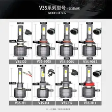 Buy Fuxuan 2pcs H7 LED H1 H11 9006 H4 LED ZES Car Headlight 80W 8000LM Auto Headlamp Light Bulb Fog Lights White 6000K 12V Free Shipping