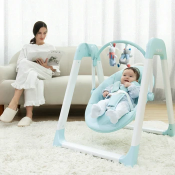 

Baby Rocking Chair Baby Electric Cradle Rocking Chair Deck Chair Pacify Baby's Magic Device Sleep In The Newborn Cradle