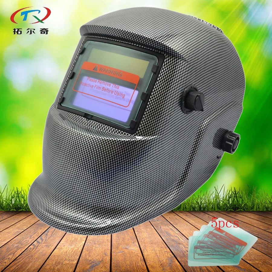 Auto Darkening Welding Helmet black welder MIG TIG welding mask Solar