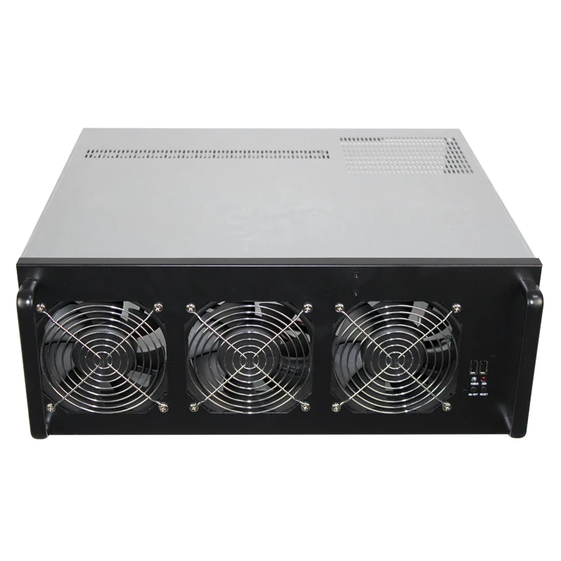 4U Ethereum Chassis 6 Graphics Card Multi GPU Multi graphics Mine frame
