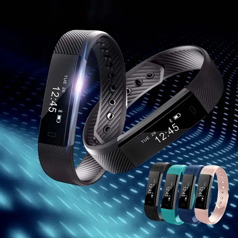 

ID115 Smart Bracelet Armband Fitness Tracker For Iphone Android Telefoon Sport Sleep Monitor Bluetooth Pedometer Smartband Hot