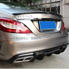 Для Mercedes CLS спойлер Cls класс W218 2012- углеродное волокно задний спойлер на крыло, крышу багажника губы крышка багажника автомобиля Стайлинг