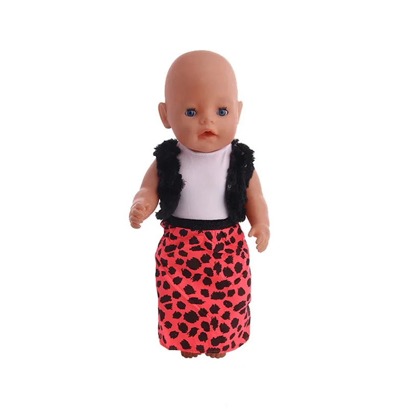 Акция, кукольная одежда, 15 видов стилей, платье, юбка для 18 дюймов, американская кукла и 43 см, Детская кукла для нашего поколения, Рождественская игрушка для девочек - Цвет: n1643