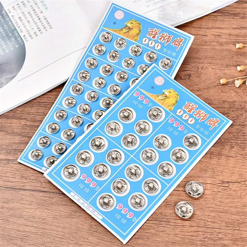 

100Pcs 10mm Metal Snap Button Fasteners Press Button Stud Plating Round DIY Sewing Accessories