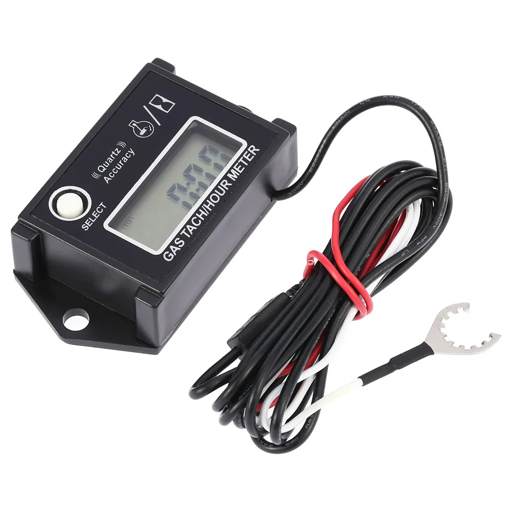 New Arrival LCD Digital Tachometer Tach/Hour Meter RPM Tester