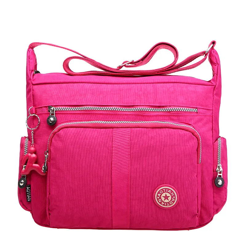 Women Bag Waterproof Wash Cloth Bag Handbags Shoulder Diagonal Package