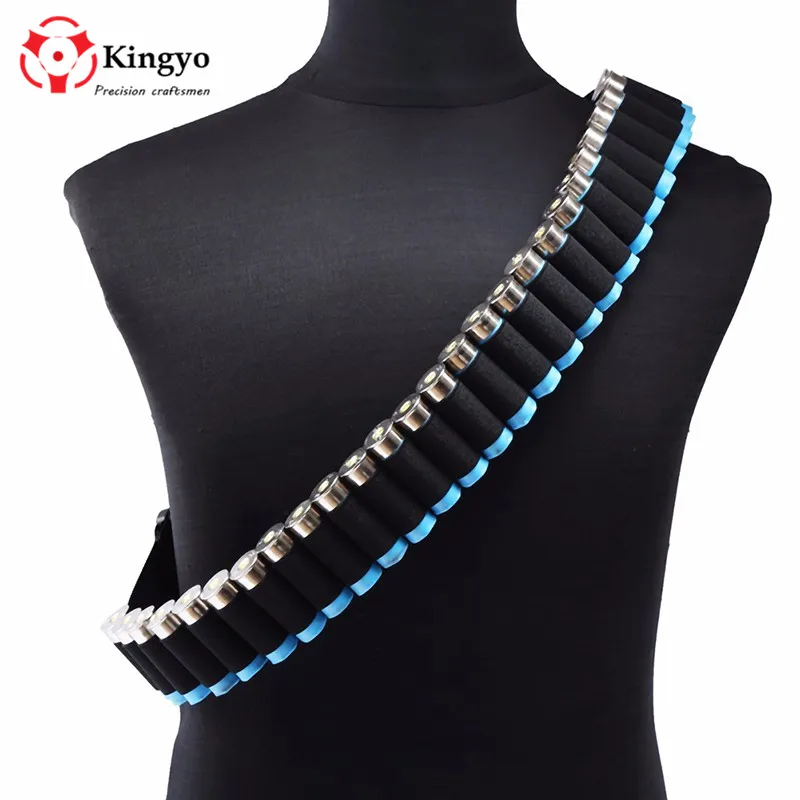 Adjustable 12Gauge 27 Shells Bullet Waist Belt Bullet Holder Pockets