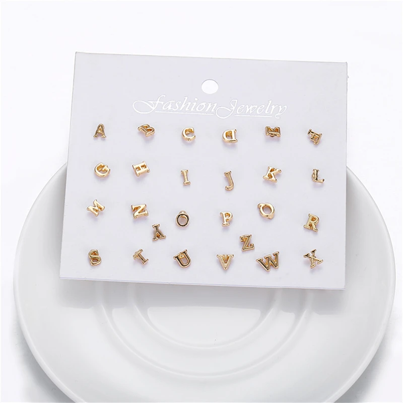 17KM-Fashion-Punk-A-Z-26-Letter-Earrings-For-Women-Girls-Kids-New-Brincos-Gold-Color (1)