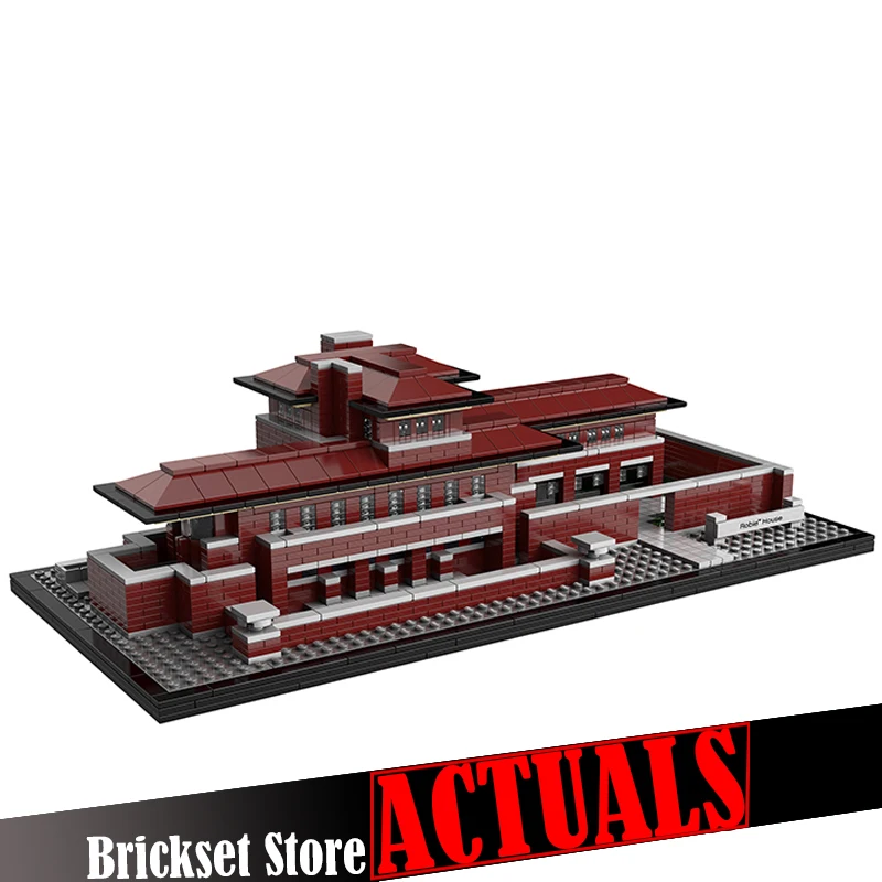 

LEPIN 17007 Robie House Street View Creator Building Blocks Bricks Toys Educational For Children Compatible with legoINGly 21010