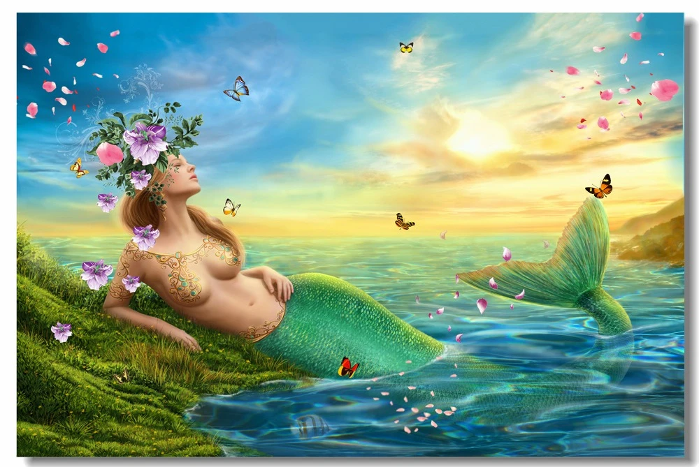 Custom Printing Wall Arts Sexy Mermaid Girl Poster Little Mermaid Wall Stickers Living Room Decoration Digital Paintings 0880 Wall Stickers Aliexpress Custom Printing Wall Arts Sexy Mermaid Girl Poster Little Mermaid Wall Stickers Living Room Decoration Digital Paintings 0880 Wall Stickers Aliexpress