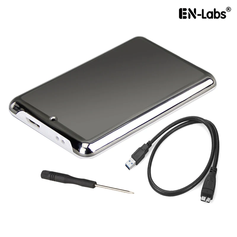 En-Labs 2,5 "USB 3,0 HDD SATA внешний жесткий диск защитный футляр поддержка UASP для 7 и 9,5 мм SATA I/II/III SSD HDD