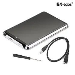 En-Labs 3,0 "USB 2,5 HDD SATA внешний жесткий диск Корпус коробка поддержка UASP для мм 7 и 9,5 мм SATA I/II/III SSD и HDD