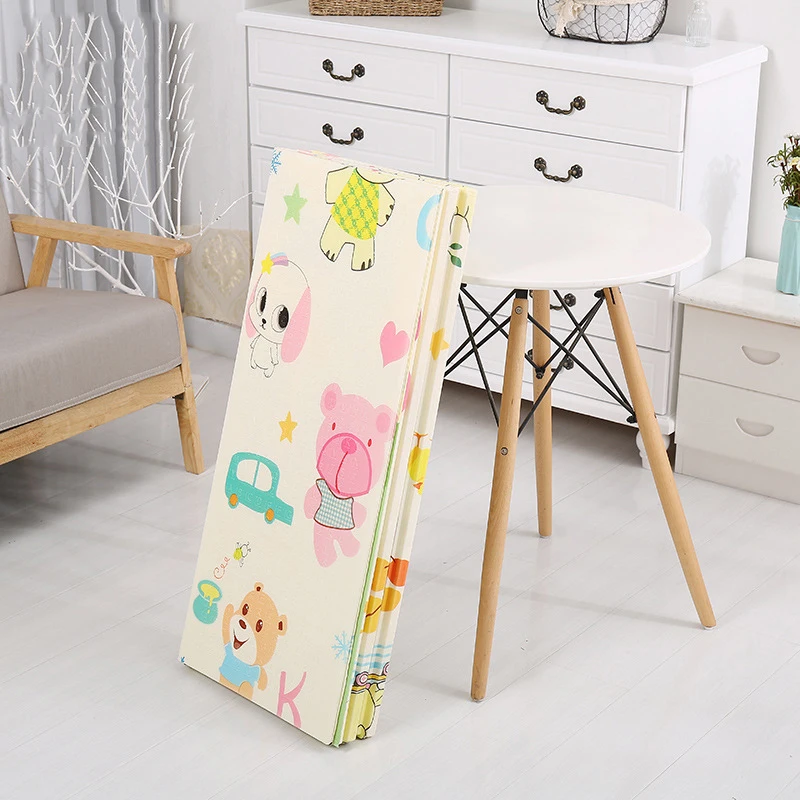 

2M XPE Kids Rug Soft Baby Play Mat Children's Carpet Playmat Animals Whole Rectangle Cartoon Infant Game Crawling Folding Pad