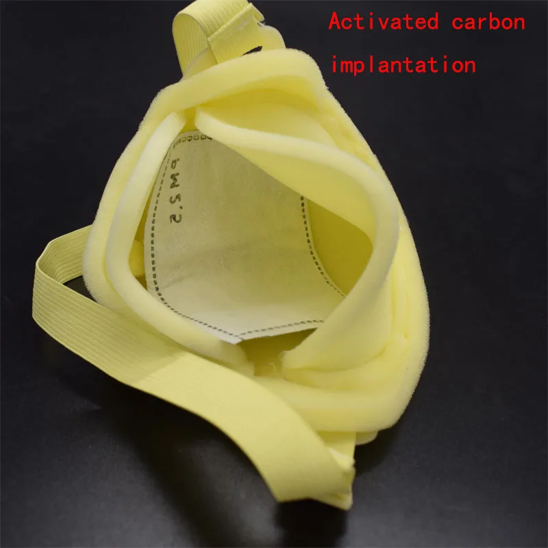 5 шт. губка + слой активированного угля пыли маска KN95 защита от пыли PM2.5 могут быть очищены респиратор маски