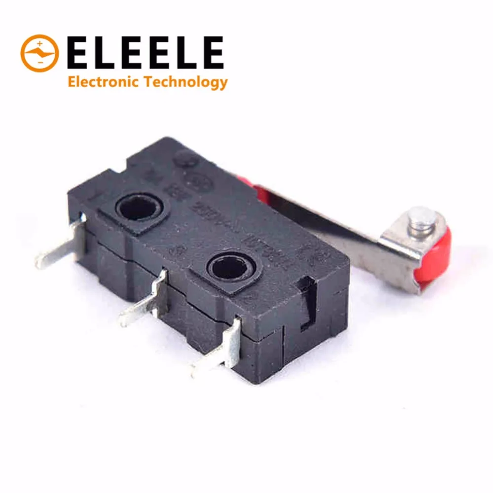 10 шт. KW11-N микро роликовый рычаг нормально открытый Закрытый Концевой выключатель PN35