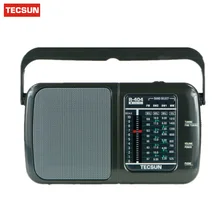 TECSUN R-404 Высокая чувствительность FM радио MW SW радиоприемник FM WM SW1 SW2 все группы со встроенным Динамик Высокое качество для пожилых