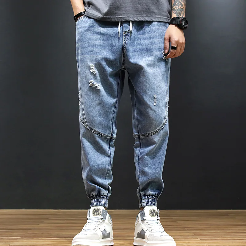 

Jeans Men Skinny 2019 New Korean The Trend of Overalls Jean Slim Homme Casual Fashion Slim Stretch Pants Men's Jeans Trousers