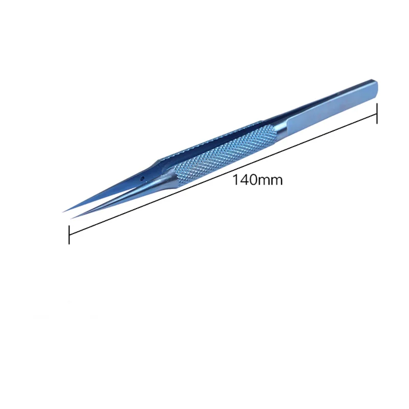 0,15 мм тонкий наконечник из титанового сплава Прямой пинцет кислотно-быстрая антикоррозионная Летающая линия для обслуживания материнской платы телефона отпечаток пальца