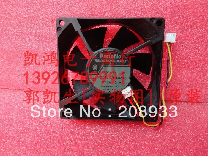 

For PANAFLO FOR Panasonic FBA08A12L 8CM 8025 12V 0.1A 3-line mute chassis fan+cooling fan