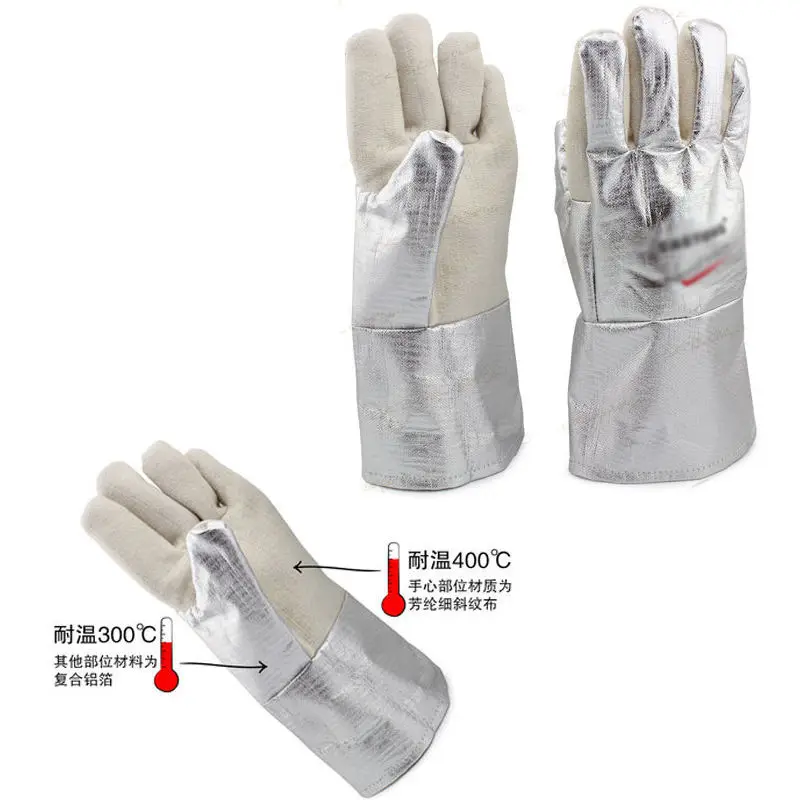 300 400 degrees centigrade Heat proof glove Anti High temperature Anti