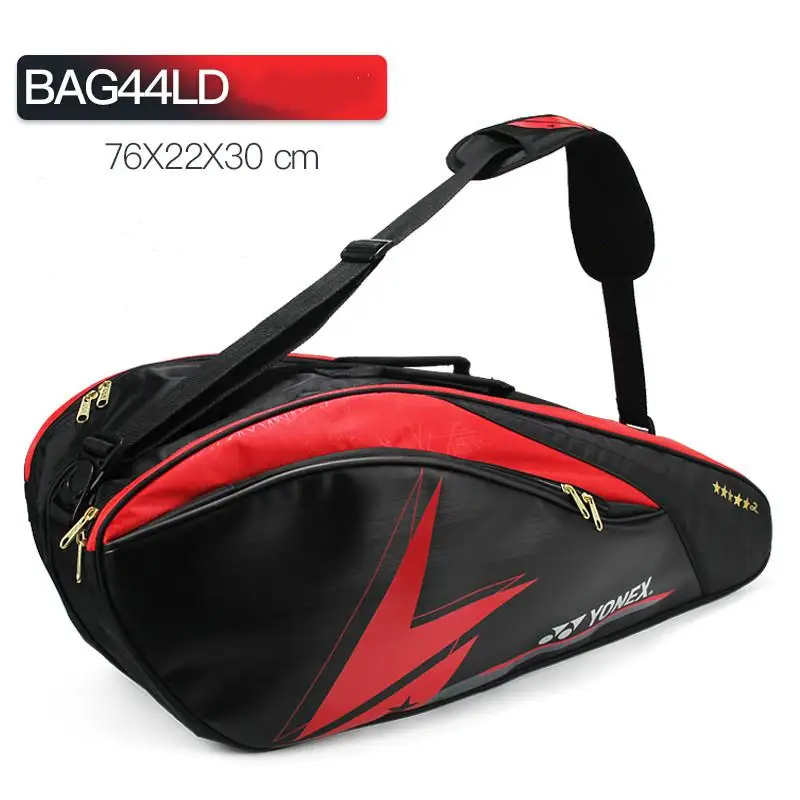 Оригинальная Yonex сумка для ракетки для бадминтона Yy спортивный брендовый рюкзак для 6 штук с сумкой для обуви Bag9826ex - Цвет: BAG44LD