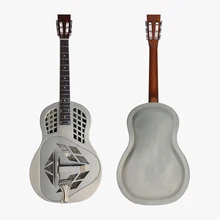 Gloss Brass Metal Body Triolian Resonator Resophonic Tricone blues Slide Guitar With free case Gloss Brass Metal Body Triolian Resonator Resophonic Tricone blues Slide Guitar With free case