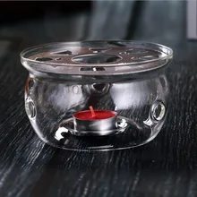 2 компл./упак. ручной работы термостойкого стекла базы Чай горшок теплой держатель нагревательная база колба для подогрева чая аксессуары для чайника держатель