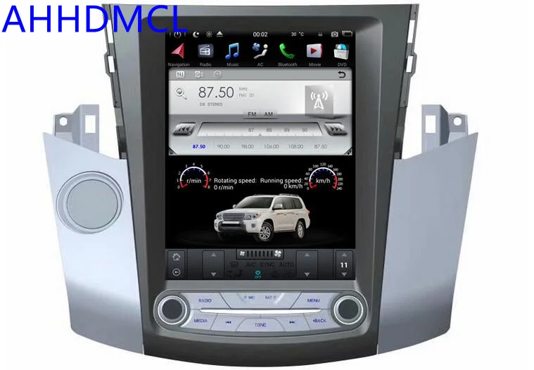 Flash Deal Car PC PAD Tesla Style Multimedia Player Android 7.1 GPS For Rav4 Auto A/C Version 2006 2007 2008 2009 2010 2011 2012 2