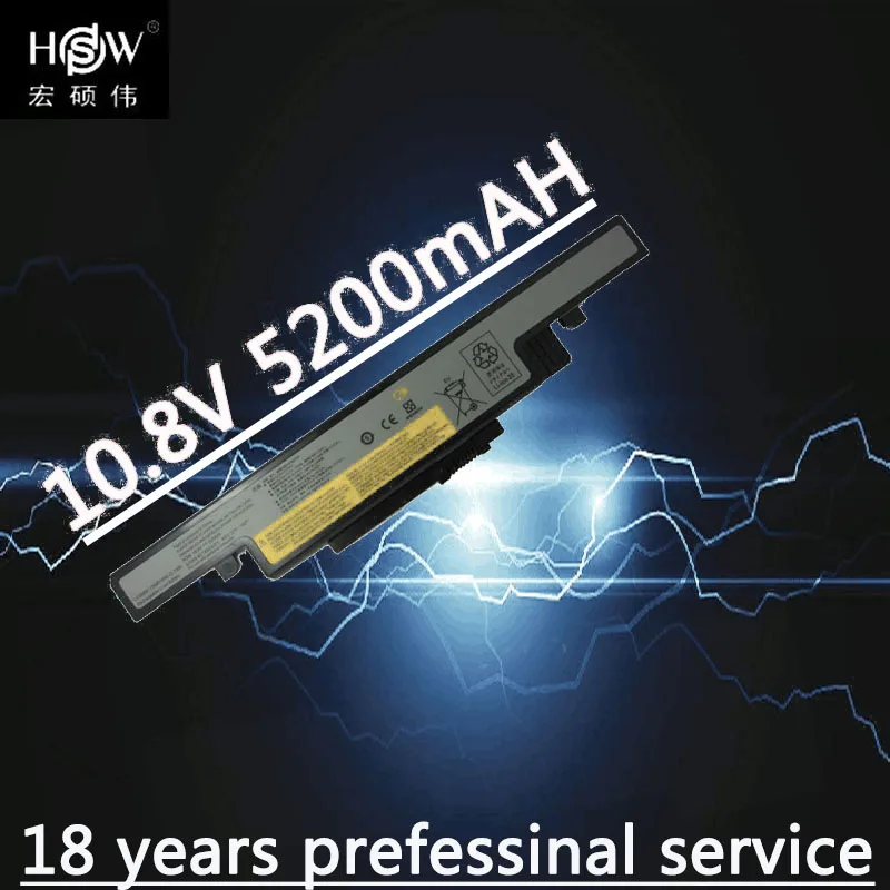 

5200MAH replacement laptop battery forIdeaPad Y400 Y490 Y500 Y400 Y490 Y490P Y490M Y500 Y500N L11S6R01 3INR19/66-2 bateria akku