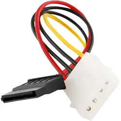 IDE/SATA/Molex/IP4/4-контактный разъем SATA Мощность 15-pin адаптер переходника разъема кабеля