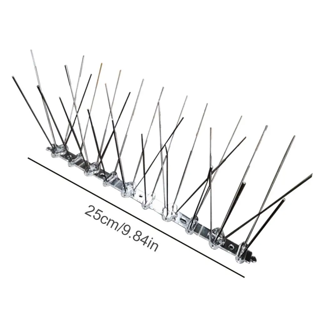 12 шт. 25 см из нержавеющей стали птичьи шипы экологически чистые анти-голубиный гвоздь птица сдерживающий инструмент для голубей и других маленьких птиц забор