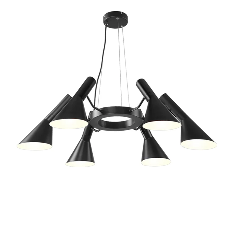 

KUNG New arrival 6/8 light Modern Suspension Pendant Light American vintage style with 8pcs 3W E27 led bulb by free EXPRESS