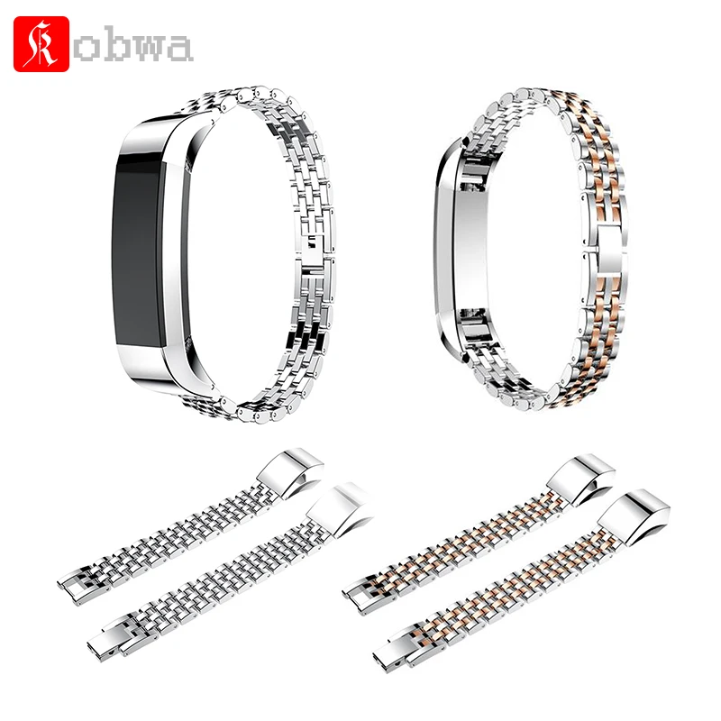 

Stainless Steel Watch Band For Fitbit Alta/Alta HR WristStrap Replacement Band Bracelet Link Watchband smart Wristband accessory