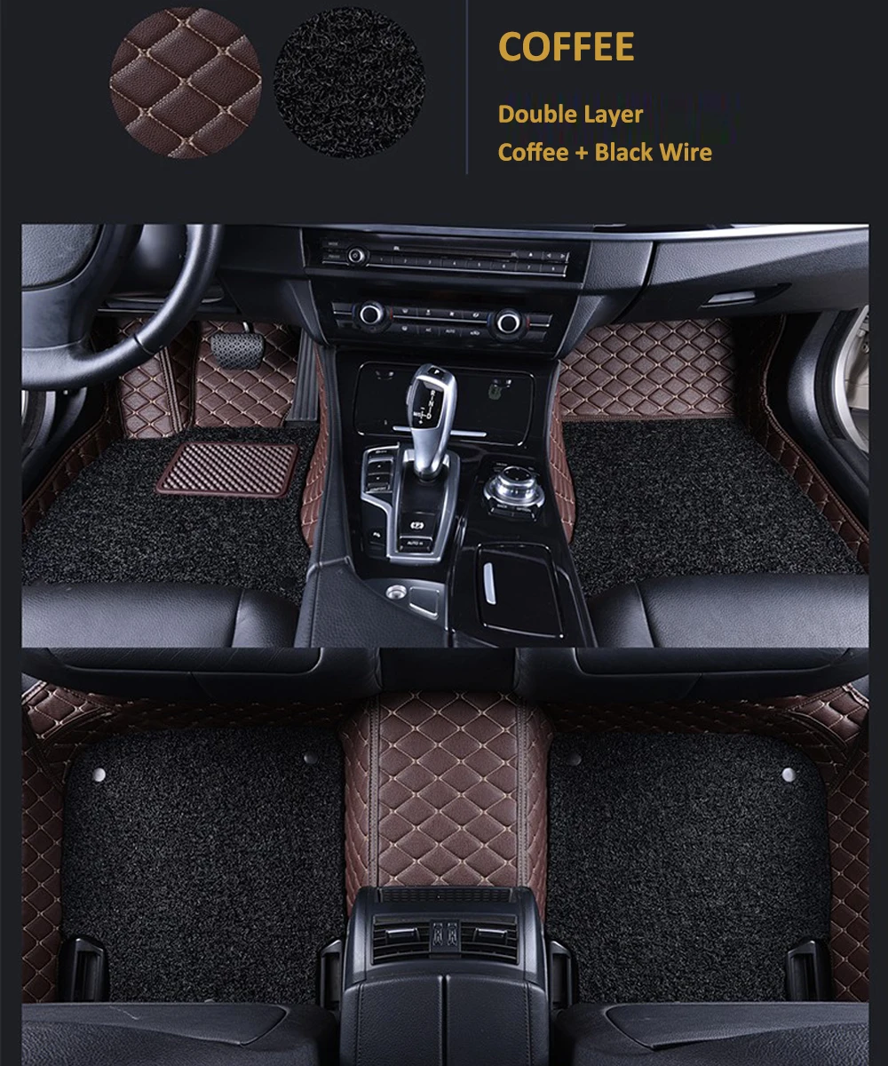 

Custom Car Leather Floor Mats for Hyundai ix35 Sonata Elantra Tucson Celesta i30 ix25 MISTRA Luxury Surround Wire Floor Mat