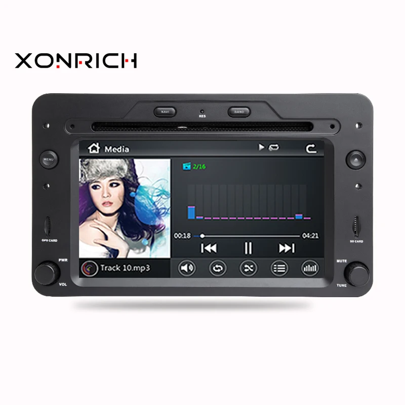 

2 din Car DVD Player GPS Navigation Autoradio For Alfa Romeo 159 Brera Spider Sportwagon 2006 Head Unit Wifi Audio