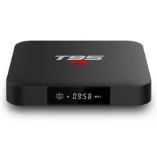 T95 S1 2GB 16GB Android TV Box Quad Core Smart Mini PC with LED Display 2.4G Wifi 6K Streaming Media Player Set Top Box