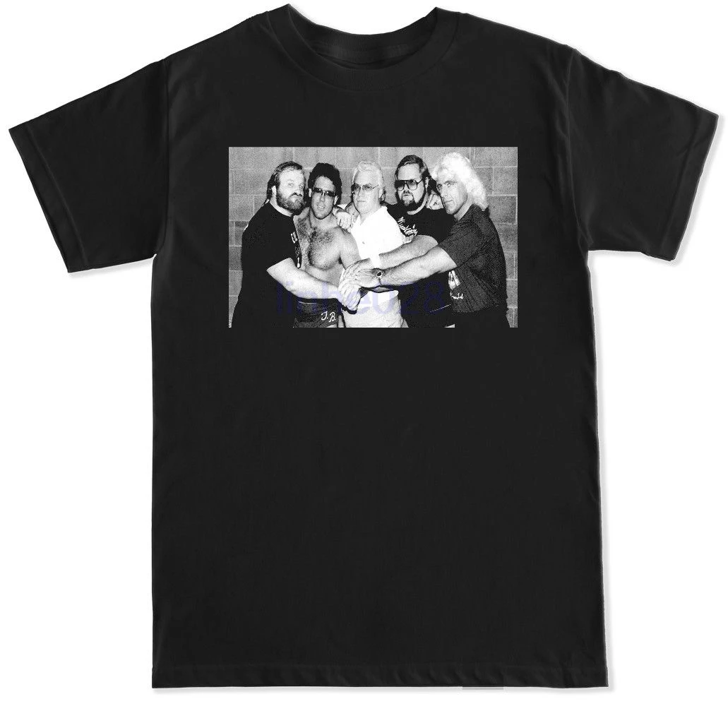 أربعة الفرسان RIC الذوق الطبيعة الصبي برو المصارعة الكلاسيكية وو الرجعية رجل T قميص