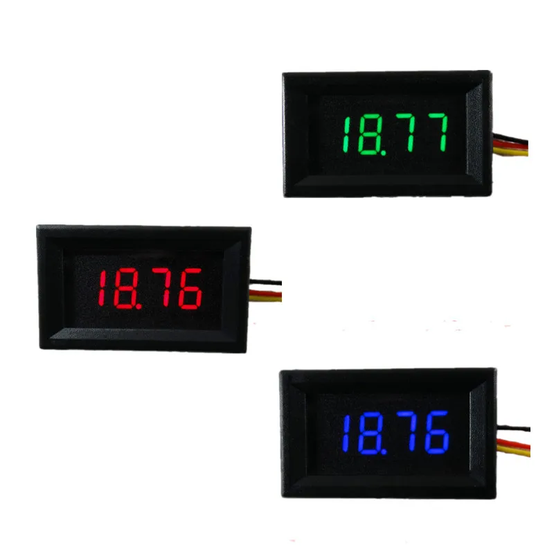 RD with shell 4 Digit 0.36" Digital Voltmeter multimeter 0 33V Three