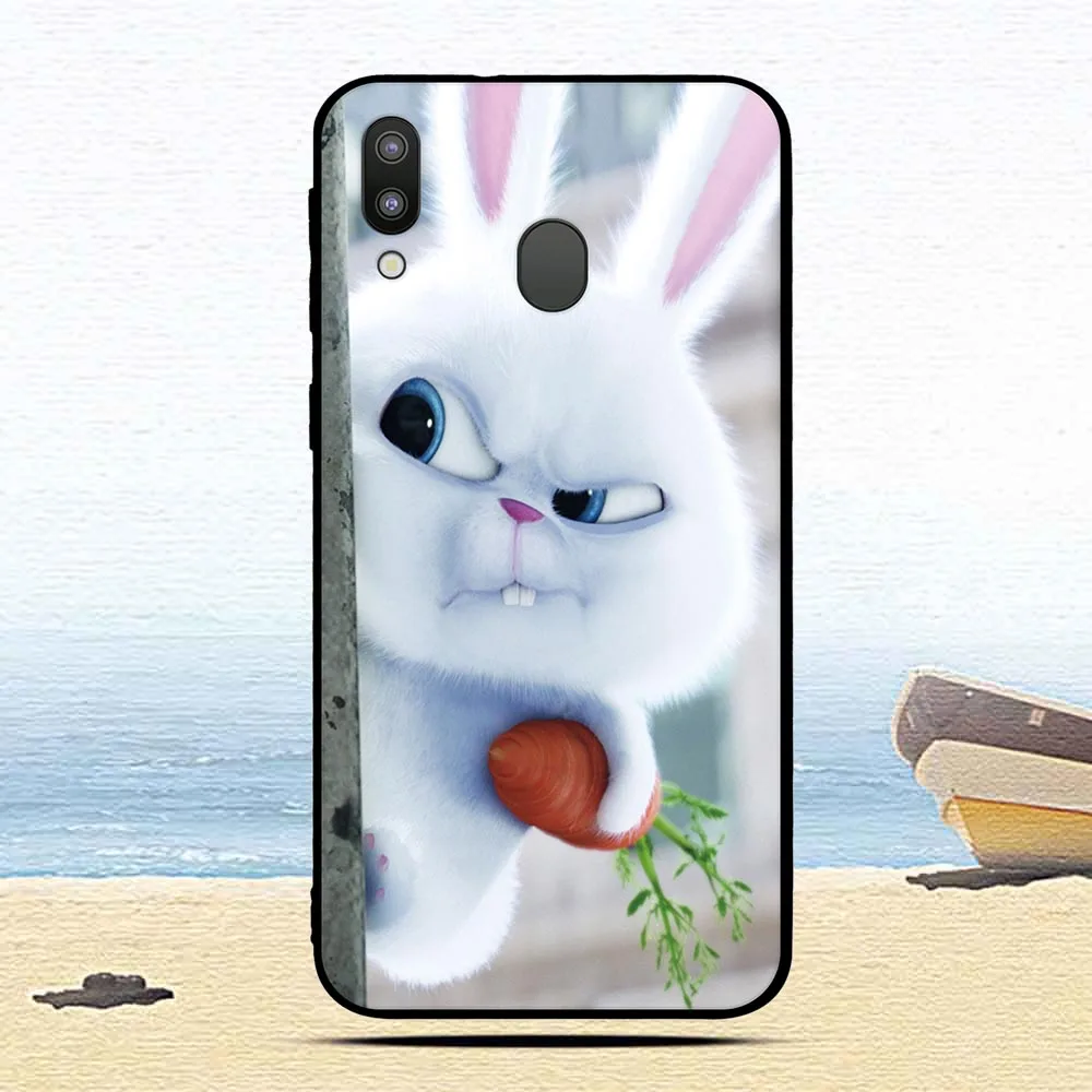 حقيبة لهاتف سامسونج غالاكسي M20 القط الكرتون لطيف قذائف الهاتف المحمول الغطاء الواقي لسامسونج M 20 واقية الحالات Fundas