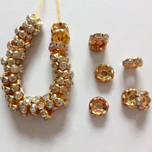 20 шт волнистые инкрустированные Стразы 6 мм/8 мм подходят для женщин DIY изготовления ювелирных изделий браслет ожерелье серьги из бисера материал