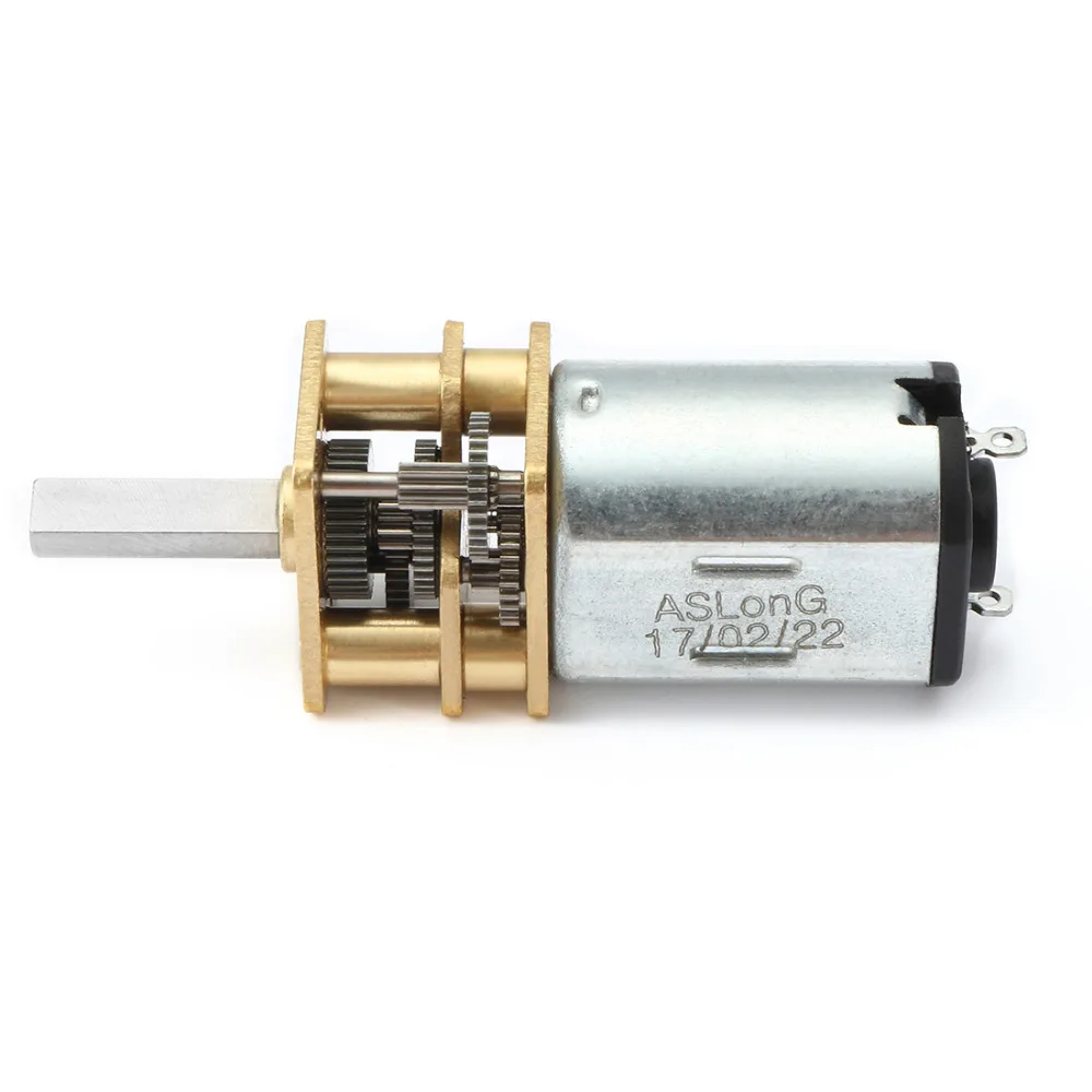 

Uxcell Newest 1Pcs 19RPM DC 3V Micro Speed Reduction Motor Mini Gear Box with 2 Terminals for RC Car Robot Model DIY Engine Toy
