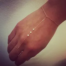 Модные летние кристалл браслеты с подвесками и ножной браслет для женщин цепочка золотистого цвета цепи браслет манжета ювелирные изделия День святого Валентина