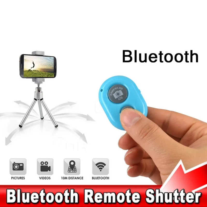 

Wireless Bluetooth Selfie Stick Portable Remote Control Shutter 1 set Monopod Button Self timer For iPhone Xiaomi Samsung New