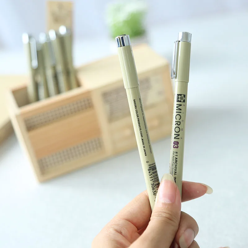 7-pcs-Lot-Sakura-Pigma-Micron-needle-for-drawing-sketch-cartoon-archival-ink-gel-pen-Stationery (1)