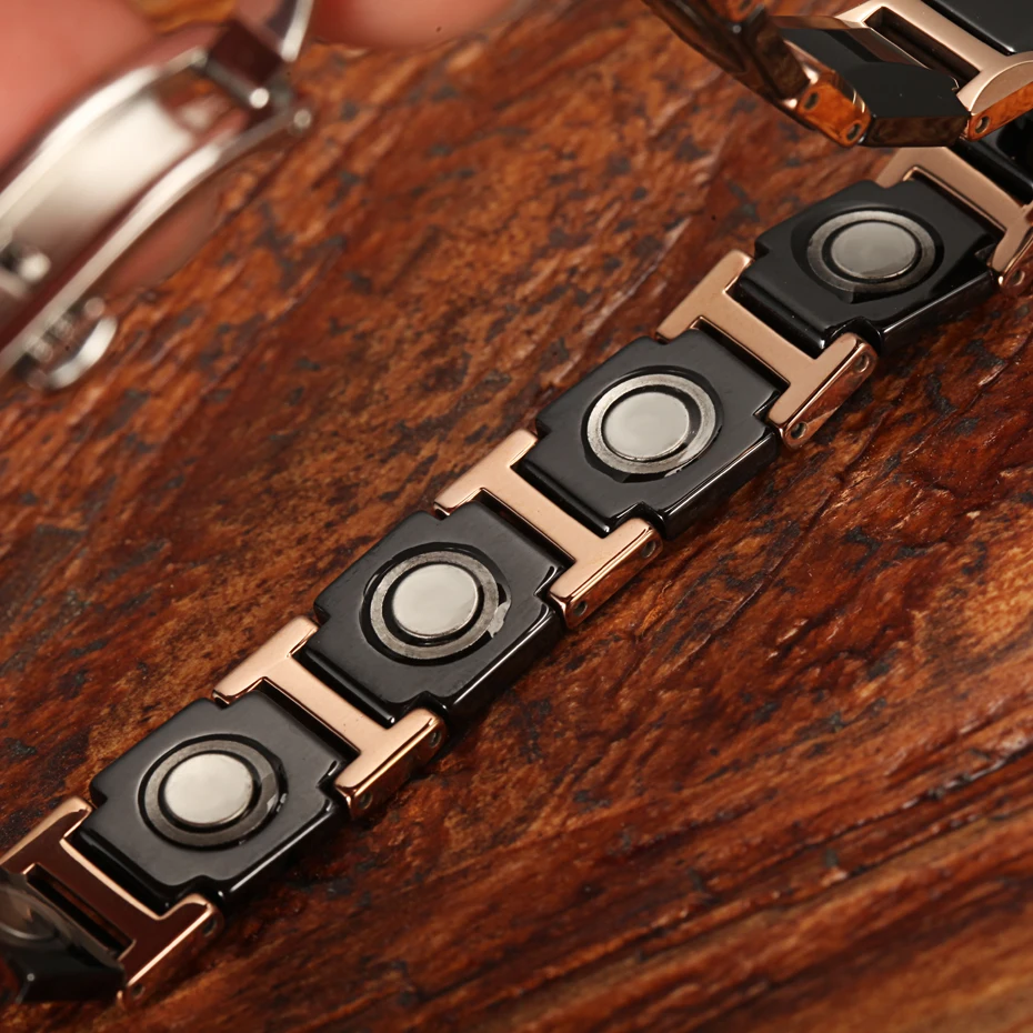 Koop WelMag Magnetische Armbanden Gezondheid Energie Mode zwarte Keramische armbanden bangles Unisex Polsband Luxe Sieraden Vriendschap Geschenken