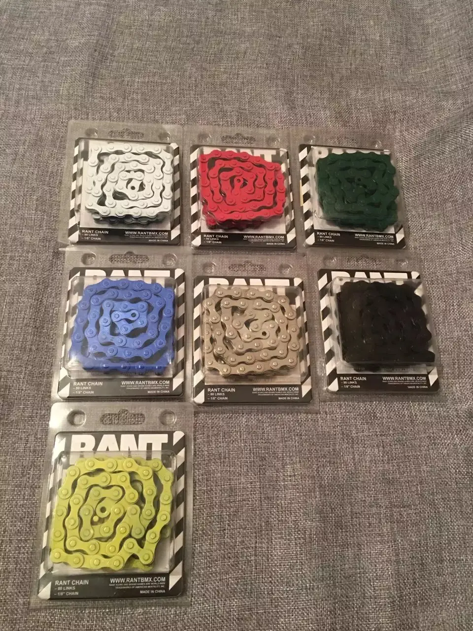 

Rant bmx chains 1/8 single speed 80links bmx bicycle chain many color you can choose