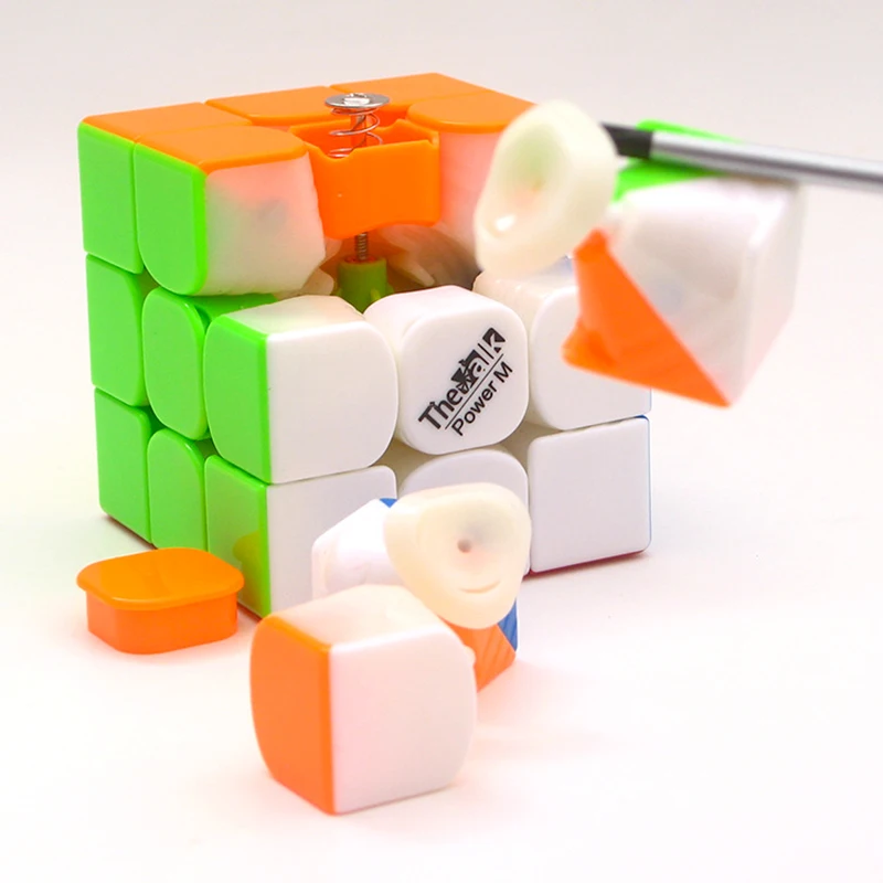 Valk 3 power M Магнитный куб 3x3 мини-размер скоростной куб Valk 3 Qiyi конкурсные Кубики Игрушки WCA головоломка волшебный куб магниты Cubo игрушка